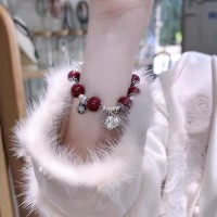 925 sterling silver cinnabar bracelet