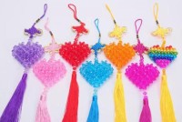 Hand-woven love, peace and blessing Chinese knot car hanging ornaments new