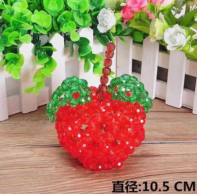 Creative hand-woven Christmas tree, Christmas tree tissue box, peace fruit