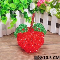 Creative hand-woven Christmas tree, Christmas tree tissue box, peace fruit