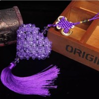 Hand-woven love, peace and blessing Chinese knot car hanging ornaments new
