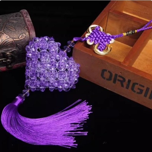 Hand-woven love, peace and blessing Chinese knot car hanging ornaments new
