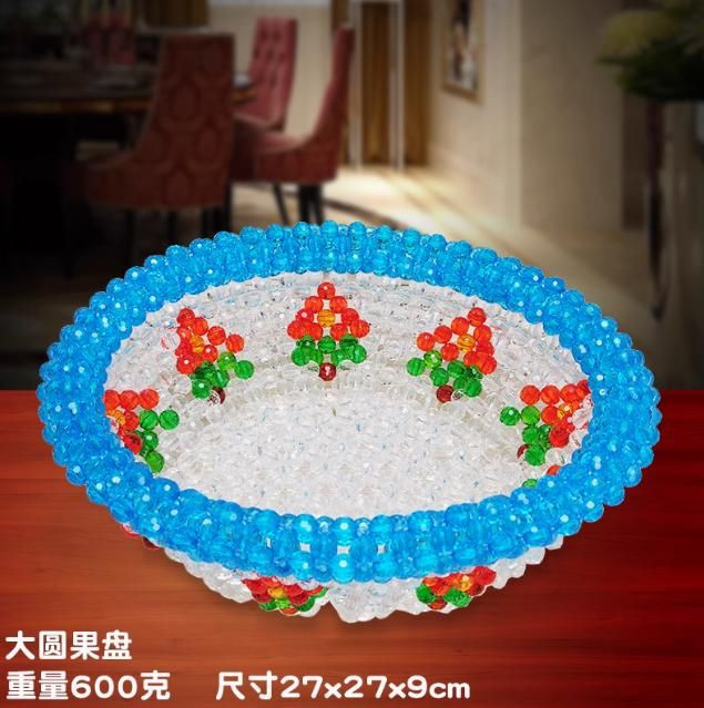 Hand-woven creative fruit plate home decoration