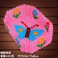 Hand-woven creative fruit plate home decoration