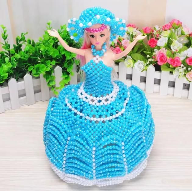 Hand-woven creative handmade doll childrens ornaments