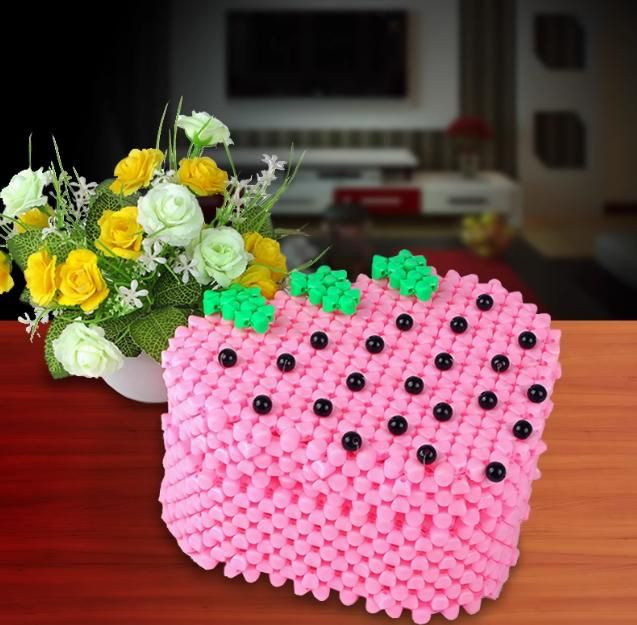 Hand-woven various fruit plates, home accessories