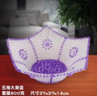 Hand-woven various fruit plates, home accessories