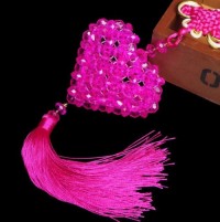 Hand-woven love, peace and blessing Chinese knot car hanging ornaments new