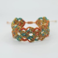 Qianli Jiangshan Canglan Jue ethnic style hand-woven rope bracelet