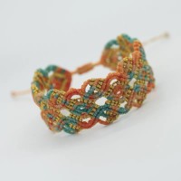 Qianli Jiangshan Canglan Jue ethnic style hand-woven rope bracelet