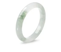 Hetian jade Tianshan emerald ice type floating flower bracelet
