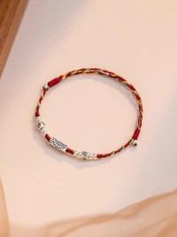 925 silver colored rope ashore koi rope bracelet